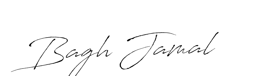 How to make Bagh Jamal name signature. Use Antro_Vectra style for creating short signs online. This is the latest handwritten sign. Bagh Jamal signature style 6 images and pictures png