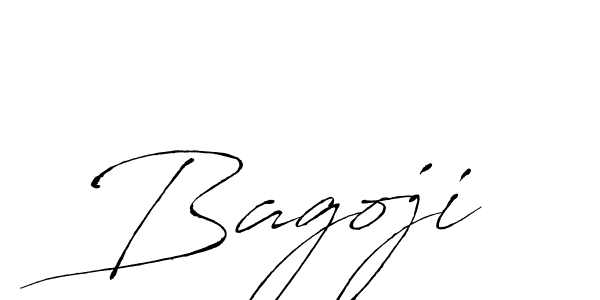 How to make Bagoji signature? Antro_Vectra is a professional autograph style. Create handwritten signature for Bagoji name. Bagoji signature style 6 images and pictures png