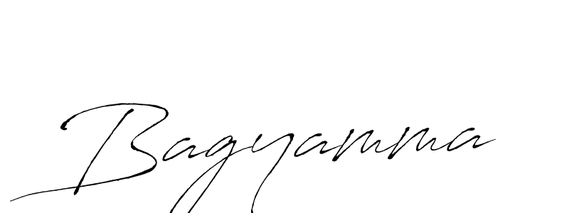Also we have Bagyamma name is the best signature style. Create professional handwritten signature collection using Antro_Vectra autograph style. Bagyamma signature style 6 images and pictures png