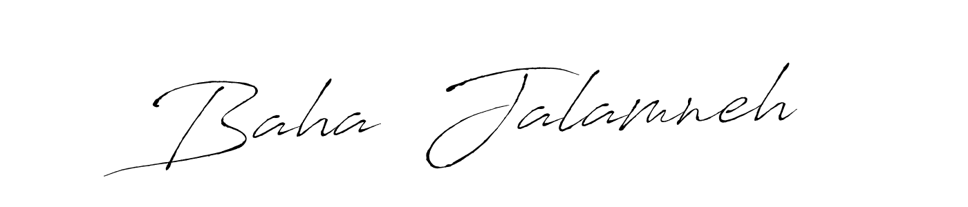 This is the best signature style for the Baha  Jalamneh name. Also you like these signature font (Antro_Vectra). Mix name signature. Baha  Jalamneh signature style 6 images and pictures png