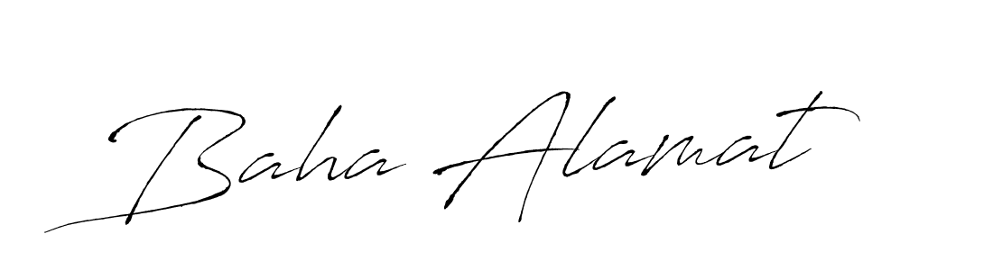 You should practise on your own different ways (Antro_Vectra) to write your name (Baha Alamat) in signature. don't let someone else do it for you. Baha Alamat signature style 6 images and pictures png