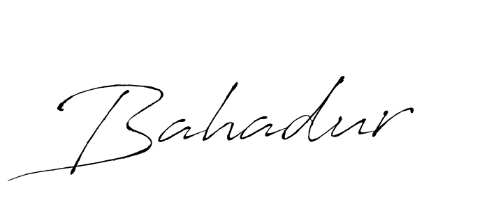 How to make Bahadur signature? Antro_Vectra is a professional autograph style. Create handwritten signature for Bahadur name. Bahadur signature style 6 images and pictures png