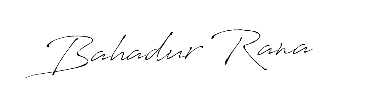 Bahadur Rana stylish signature style. Best Handwritten Sign (Antro_Vectra) for my name. Handwritten Signature Collection Ideas for my name Bahadur Rana. Bahadur Rana signature style 6 images and pictures png