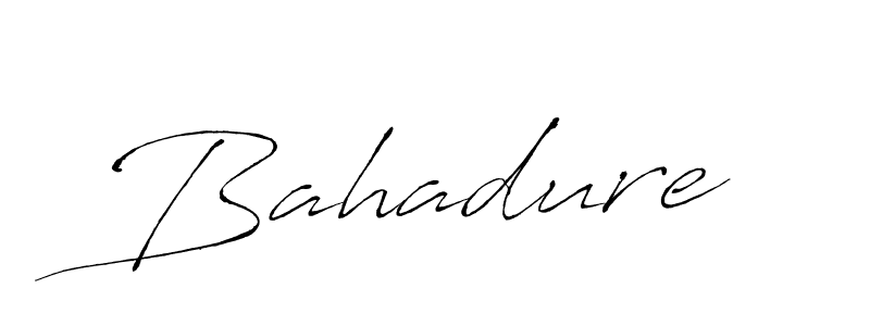 Create a beautiful signature design for name Bahadure. With this signature (Antro_Vectra) fonts, you can make a handwritten signature for free. Bahadure signature style 6 images and pictures png