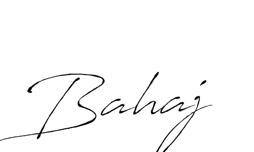 Make a beautiful signature design for name Bahaj. With this signature (Antro_Vectra) style, you can create a handwritten signature for free. Bahaj signature style 6 images and pictures png