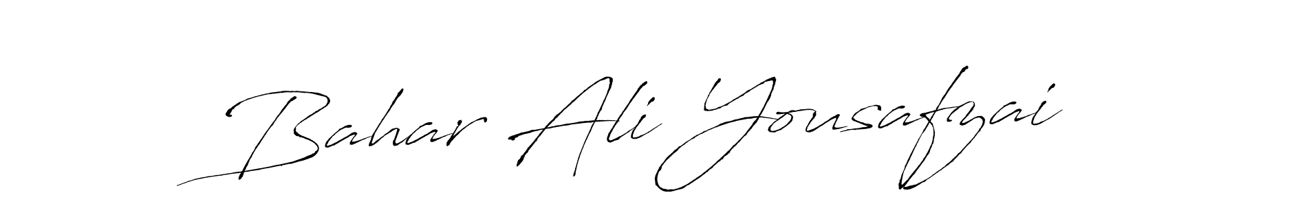 Make a short Bahar Ali Yousafzai signature style. Manage your documents anywhere anytime using Antro_Vectra. Create and add eSignatures, submit forms, share and send files easily. Bahar Ali Yousafzai signature style 6 images and pictures png