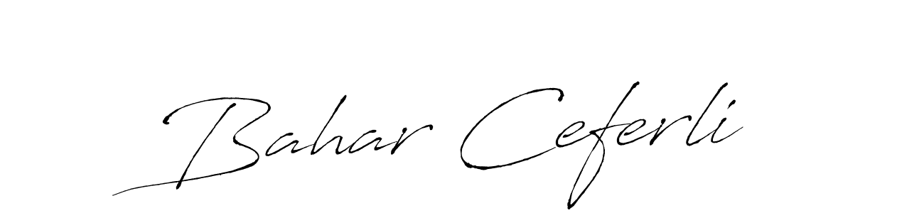 The best way (Antro_Vectra) to make a short signature is to pick only two or three words in your name. The name Bahar Ceferli include a total of six letters. For converting this name. Bahar Ceferli signature style 6 images and pictures png