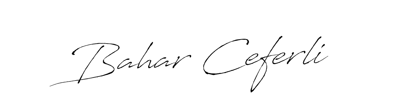 It looks lik you need a new signature style for name Bahar Ceferli. Design unique handwritten (Antro_Vectra) signature with our free signature maker in just a few clicks. Bahar Ceferli signature style 6 images and pictures png
