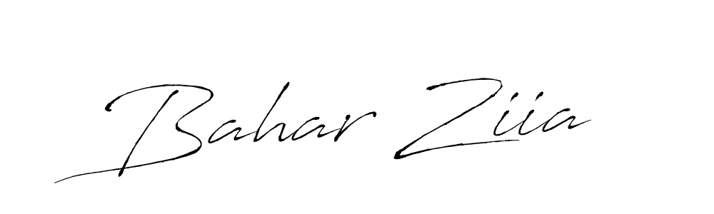 Also You can easily find your signature by using the search form. We will create Bahar Ziia name handwritten signature images for you free of cost using Antro_Vectra sign style. Bahar Ziia signature style 6 images and pictures png