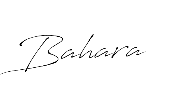 Antro_Vectra is a professional signature style that is perfect for those who want to add a touch of class to their signature. It is also a great choice for those who want to make their signature more unique. Get Bahara name to fancy signature for free. Bahara signature style 6 images and pictures png