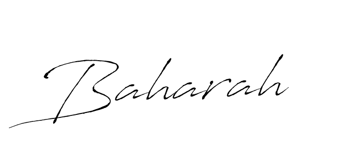 Baharah stylish signature style. Best Handwritten Sign (Antro_Vectra) for my name. Handwritten Signature Collection Ideas for my name Baharah. Baharah signature style 6 images and pictures png