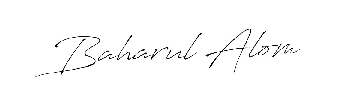 It looks lik you need a new signature style for name Baharul Alom. Design unique handwritten (Antro_Vectra) signature with our free signature maker in just a few clicks. Baharul Alom signature style 6 images and pictures png