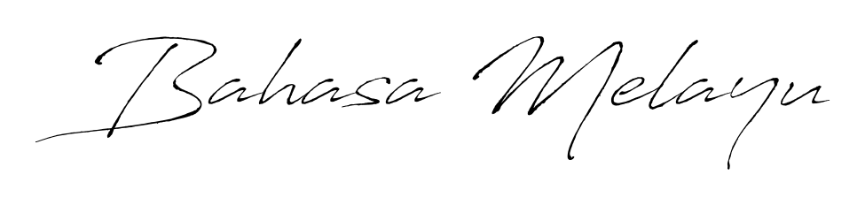 A timeless handwritten aesthetic for Bahasa Melayu. The Antro_Vectra font gives your signature a handcrafted feel with natural curves. Bahasa Melayu signature style 6 images and pictures png