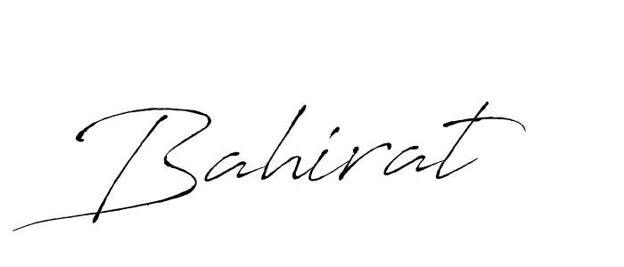 Make a beautiful signature design for name Bahirat. With this signature (Antro_Vectra) style, you can create a handwritten signature for free. Bahirat signature style 6 images and pictures png