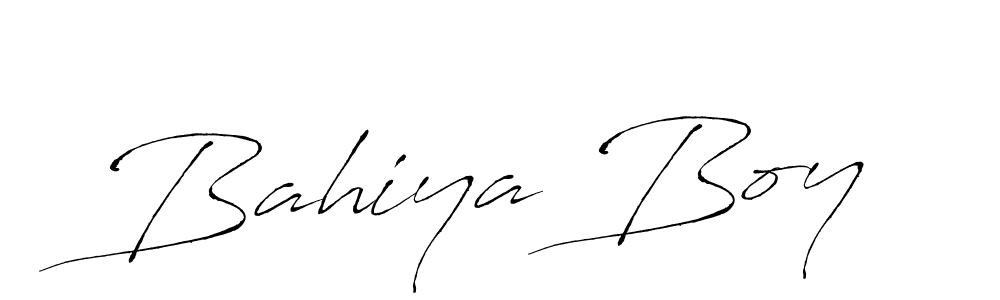 Create a beautiful signature design for name Bahiya Boy. With this signature (Antro_Vectra) fonts, you can make a handwritten signature for free. Bahiya Boy signature style 6 images and pictures png