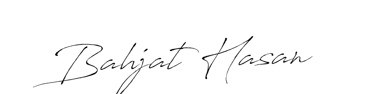 Also we have Bahjat Hasan name is the best signature style. Create professional handwritten signature collection using Antro_Vectra autograph style. Bahjat Hasan signature style 6 images and pictures png