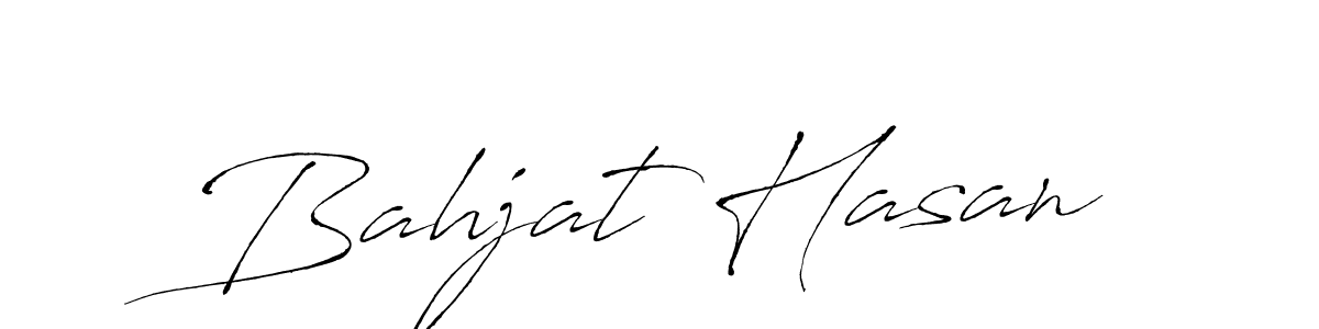 Also we have Bahjat Hasan name is the best signature style. Create professional handwritten signature collection using Antro_Vectra autograph style. Bahjat Hasan signature style 6 images and pictures png