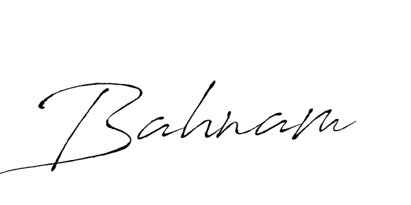 You should practise on your own different ways (Antro_Vectra) to write your name (Bahnam) in signature. don't let someone else do it for you. Bahnam signature style 6 images and pictures png