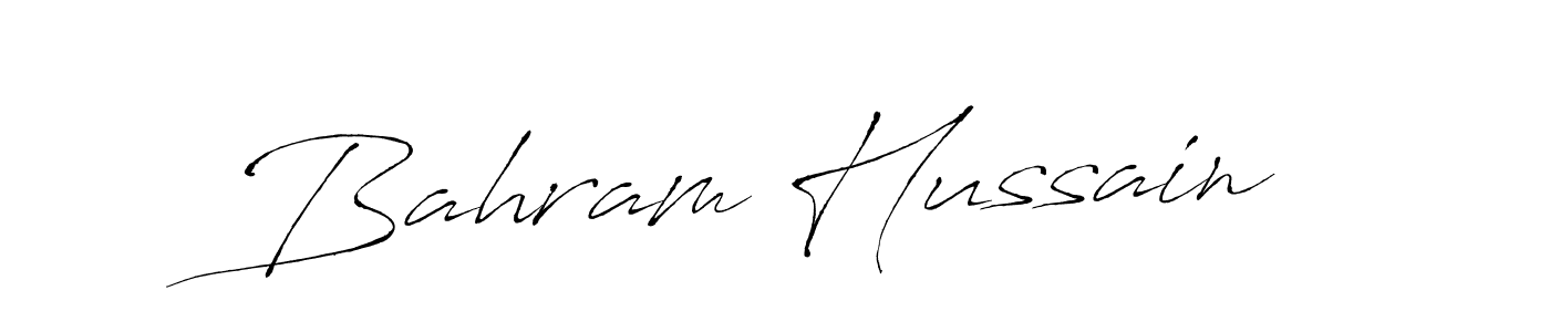 This is the best signature style for the Bahram Hussain name. Also you like these signature font (Antro_Vectra). Mix name signature. Bahram Hussain signature style 6 images and pictures png