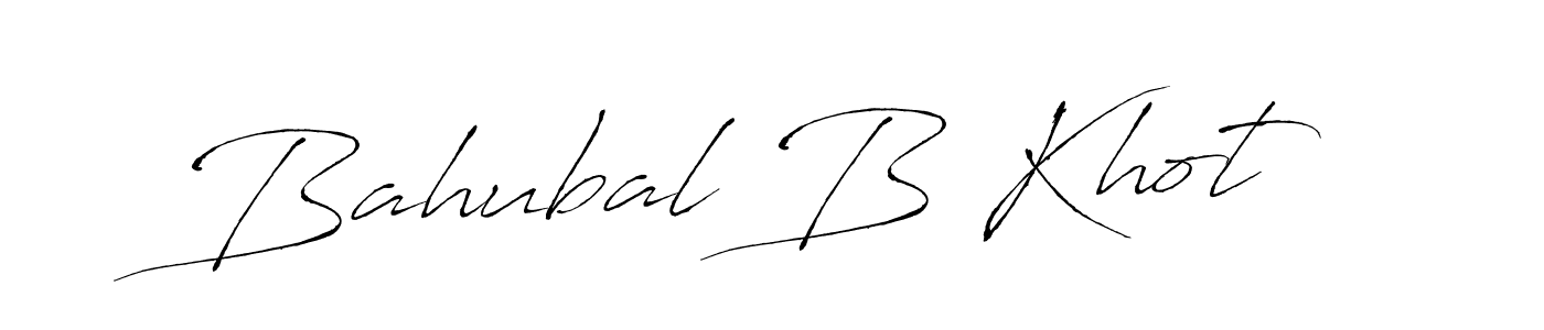 Make a beautiful signature design for name Bahubal B Khot. Use this online signature maker to create a handwritten signature for free. Bahubal B Khot signature style 6 images and pictures png