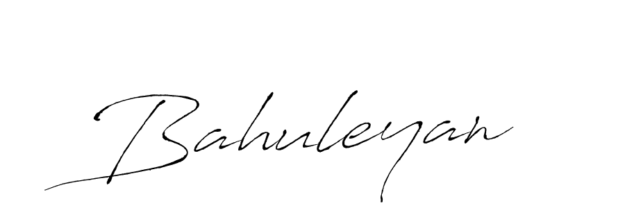 Make a beautiful signature design for name Bahuleyan. With this signature (Antro_Vectra) style, you can create a handwritten signature for free. Bahuleyan signature style 6 images and pictures png