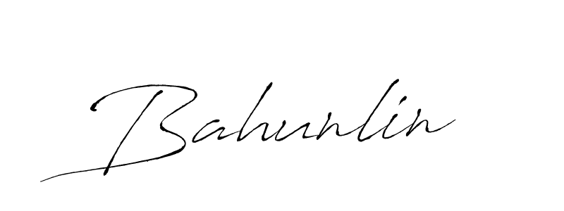 Make a beautiful signature design for name Bahunlin. Use this online signature maker to create a handwritten signature for free. Bahunlin signature style 6 images and pictures png