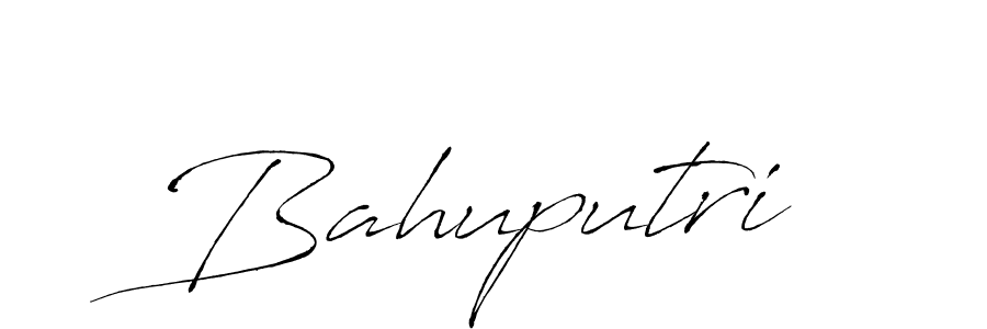 Also we have Bahuputri name is the best signature style. Create professional handwritten signature collection using Antro_Vectra autograph style. Bahuputri signature style 6 images and pictures png