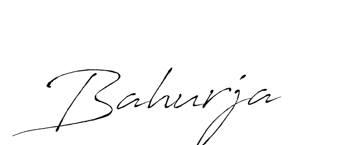 Design your own signature with our free online signature maker. With this signature software, you can create a handwritten (Antro_Vectra) signature for name Bahurja. Bahurja signature style 6 images and pictures png