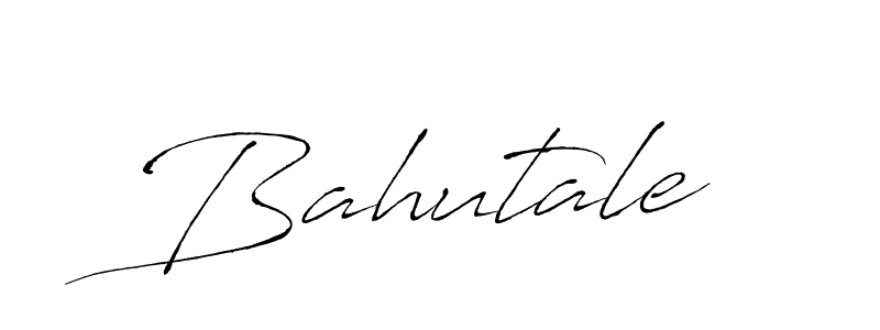 You should practise on your own different ways (Antro_Vectra) to write your name (Bahutale) in signature. don't let someone else do it for you. Bahutale signature style 6 images and pictures png