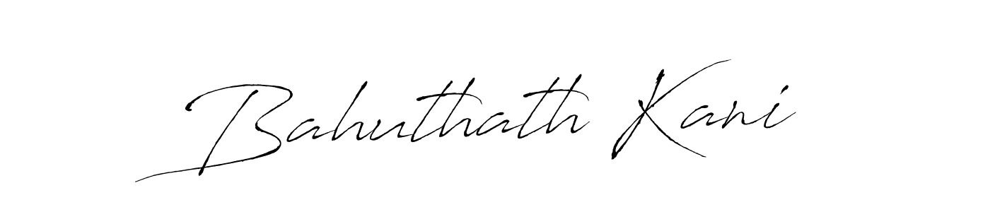 Here are the top 10 professional signature styles for the name Bahuthath Kani. These are the best autograph styles you can use for your name. Bahuthath Kani signature style 6 images and pictures png