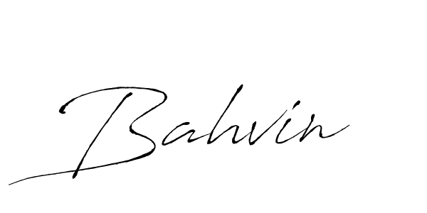 Bahvin stylish signature style. Best Handwritten Sign (Antro_Vectra) for my name. Handwritten Signature Collection Ideas for my name Bahvin. Bahvin signature style 6 images and pictures png