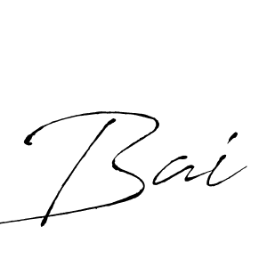 Also we have Bai name is the best signature style. Create professional handwritten signature collection using Antro_Vectra autograph style. Bai signature style 6 images and pictures png