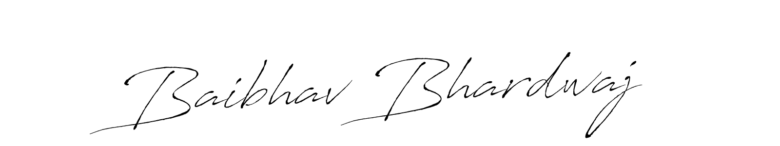 You should practise on your own different ways (Antro_Vectra) to write your name (Baibhav Bhardwaj) in signature. don't let someone else do it for you. Baibhav Bhardwaj signature style 6 images and pictures png