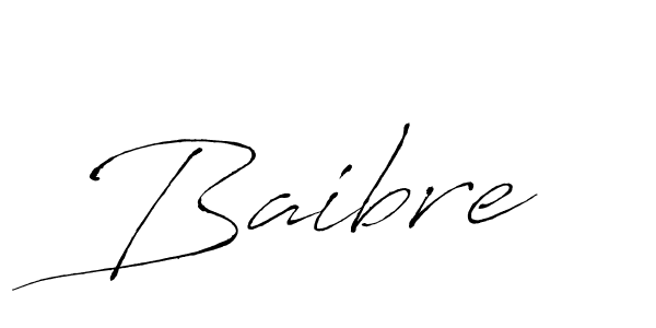 How to make Baibre signature? Antro_Vectra is a professional autograph style. Create handwritten signature for Baibre name. Baibre signature style 6 images and pictures png