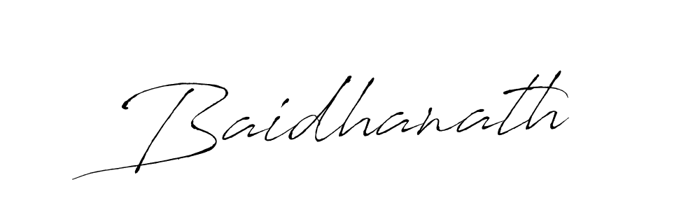 Make a beautiful signature design for name Baidhanath. With this signature (Antro_Vectra) style, you can create a handwritten signature for free. Baidhanath signature style 6 images and pictures png