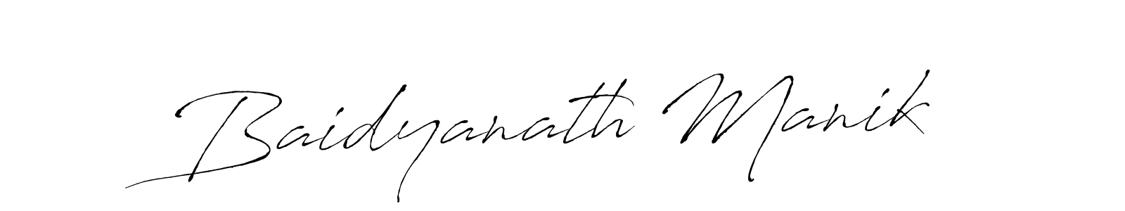 It looks lik you need a new signature style for name Baidyanath Manik. Design unique handwritten (Antro_Vectra) signature with our free signature maker in just a few clicks. Baidyanath Manik signature style 6 images and pictures png