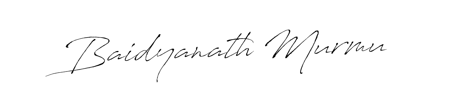 How to make Baidyanath Murmu signature? Antro_Vectra is a professional autograph style. Create handwritten signature for Baidyanath Murmu name. Baidyanath Murmu signature style 6 images and pictures png