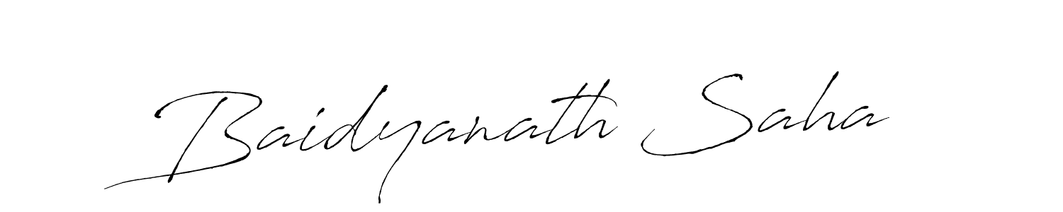 How to make Baidyanath Saha signature? Antro_Vectra is a professional autograph style. Create handwritten signature for Baidyanath Saha name. Baidyanath Saha signature style 6 images and pictures png