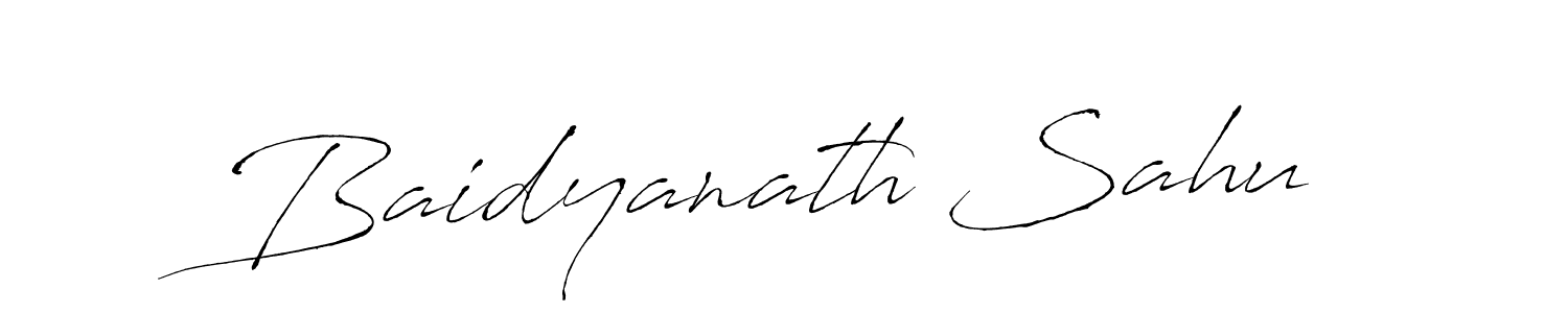 The best way (Antro_Vectra) to make a short signature is to pick only two or three words in your name. The name Baidyanath Sahu include a total of six letters. For converting this name. Baidyanath Sahu signature style 6 images and pictures png