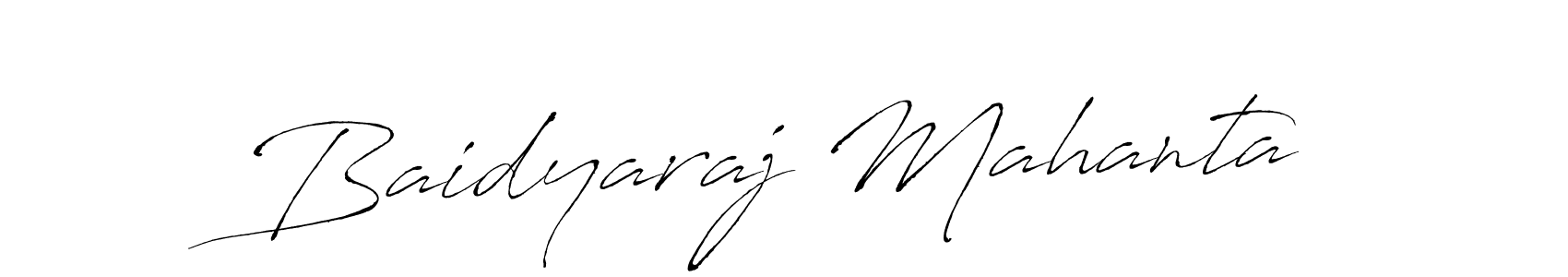 How to make Baidyaraj Mahanta name signature. Use Antro_Vectra style for creating short signs online. This is the latest handwritten sign. Baidyaraj Mahanta signature style 6 images and pictures png