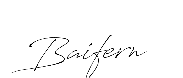 Once you've used our free online signature maker to create your best signature Antro_Vectra style, it's time to enjoy all of the benefits that Baifern name signing documents. Baifern signature style 6 images and pictures png