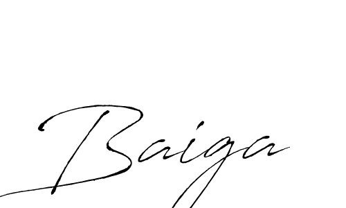 Antro_Vectra is a professional signature style that is perfect for those who want to add a touch of class to their signature. It is also a great choice for those who want to make their signature more unique. Get Baiga name to fancy signature for free. Baiga signature style 6 images and pictures png