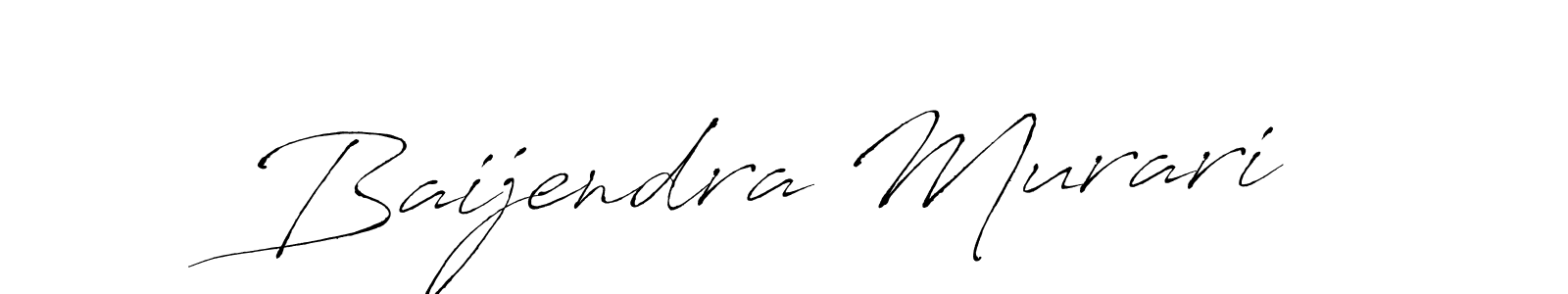 Design your own signature with our free online signature maker. With this signature software, you can create a handwritten (Antro_Vectra) signature for name Baijendra Murari. Baijendra Murari signature style 6 images and pictures png