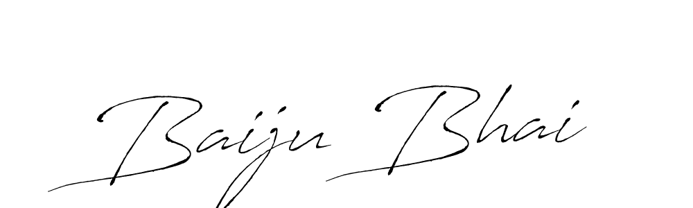 Make a beautiful signature design for name Baiju Bhai. With this signature (Antro_Vectra) style, you can create a handwritten signature for free. Baiju Bhai signature style 6 images and pictures png