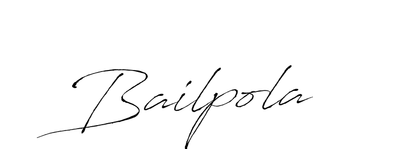 Create a beautiful signature design for name Bailpola. With this signature (Antro_Vectra) fonts, you can make a handwritten signature for free. Bailpola signature style 6 images and pictures png