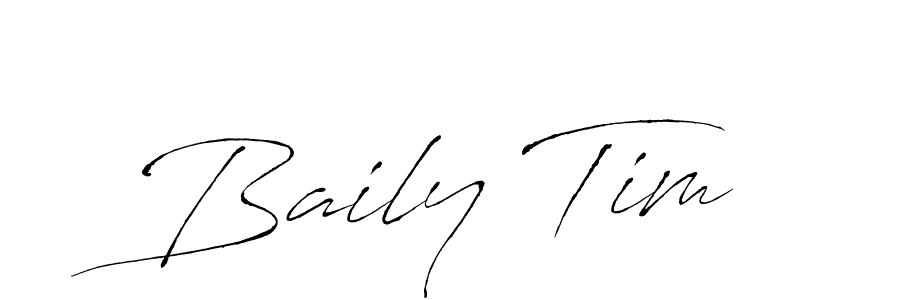 How to make Baily Tim name signature. Use Antro_Vectra style for creating short signs online. This is the latest handwritten sign. Baily Tim signature style 6 images and pictures png