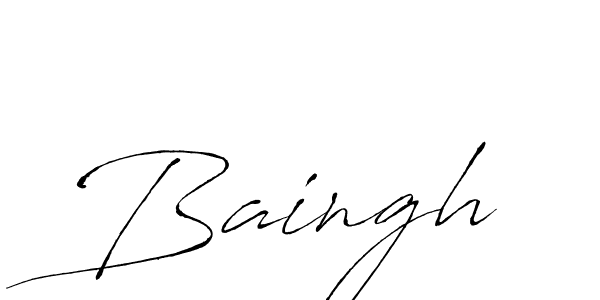 It looks lik you need a new signature style for name Baingh. Design unique handwritten (Antro_Vectra) signature with our free signature maker in just a few clicks. Baingh signature style 6 images and pictures png