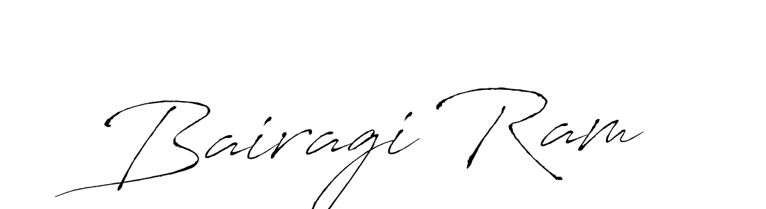 Design your own signature with our free online signature maker. With this signature software, you can create a handwritten (Antro_Vectra) signature for name Bairagi Ram. Bairagi Ram signature style 6 images and pictures png