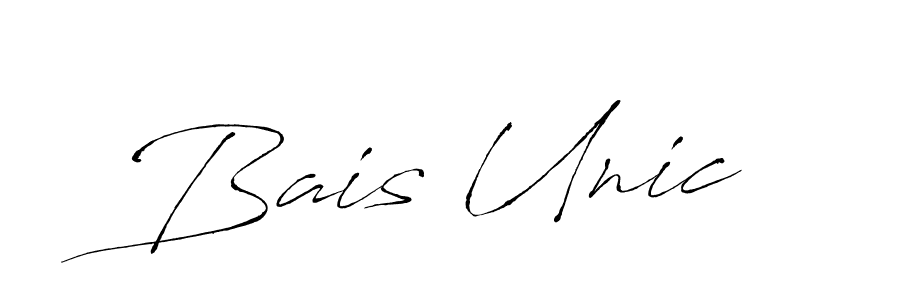 How to Draw Bais Unic signature style? Antro_Vectra is a latest design signature styles for name Bais Unic. Bais Unic signature style 6 images and pictures png