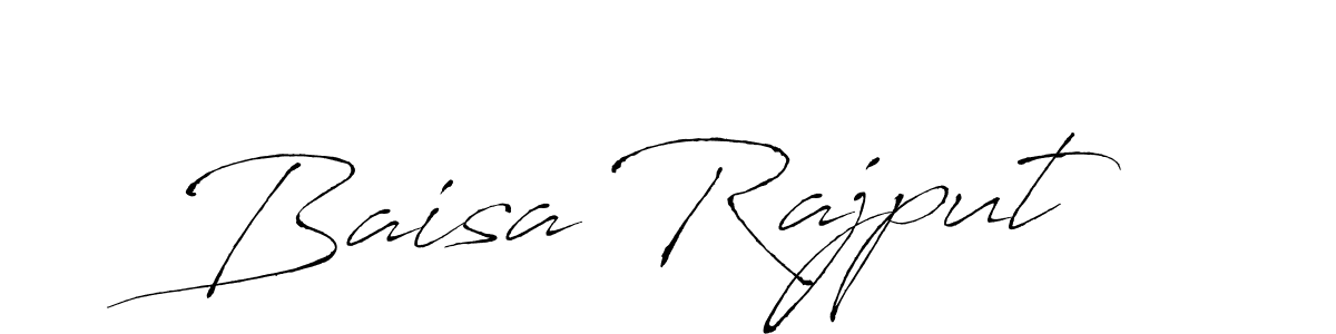 Baisa Rajput stylish signature style. Best Handwritten Sign (Antro_Vectra) for my name. Handwritten Signature Collection Ideas for my name Baisa Rajput. Baisa Rajput signature style 6 images and pictures png